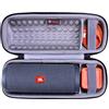 XANAD Custodia per altoparlante JBL Flip Essential 2 Flip 4/3 Casse portatili Bluetooth (grigio)
