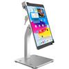 Cuxwill Supporto Tablet Desktop Chiosco Antifurto per 7-11 iPad, Alluminio Porta tablet aziendale POS con lucchetto di sicurezza e chiave per vendita al dettaglio, per iPad 10.9 10.2 9.7 10th 9th 8th