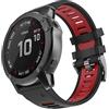 OVERSTEP per Garmin Fenix 5X, Cinturino di Ricambio Per Cinturino in Silicone Morbido da 26 mm per Fenix 7X/Fenix 5X Plus/Fenix 6X/Fenix 6X Pro/Fenix 3/HR/Descent MK1/D2 Delta PX /D2 Charlie