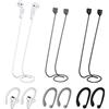 SAVITA 6 Pezzi di Cordino per Auricolari, Cinturini Magnetici Anti-Smarrimento Corda Anti Smarrimento Auricolari Compatibili con Airpods PRO 3/2/1 (3 Cordini, 3 Paia di Ganci per Le Orecchie)