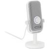 ENDORFY Solum Voice S Onyx White, microfono da gioco per PC, microfono per podcast, microfono per streaming, illuminazione RGB, microfono usb plug & play, pulsante tap-to-mute, controllo GAIN, caratte