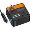 HUAJUN 200w Inverter 12v 220v Auto, Convertitore di Alimentazione con 1 Porte USB e 1 Prese EU e 1 Porte Type C, Caricatore da Auto da Campeggio con Multi Protezioni