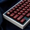 Sumgsn Set di 114 copritasti rossi traslucidi, con profilo Cherry Doubleshot, adatti per tastiere meccaniche con switch Cherry Mx al 60%, 65%, 75%