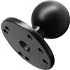 AGEofDMS 1,5 pollici/dimensione C / 38 mm supporto a sfera in lega di alluminio pressofuso, base rotonda foro AMPS, compatibile con braccio a doppia base e supporti RAM