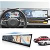 BIBIBO i3 i4, pellicola protettiva per navigazione, compatibile con BMW i3 i4 i5 i7 iX X5 X6 X7 XM iDrive 8 2022 - 2025, 9H, pellicola protettiva in vetro temperato per navigatore GPS