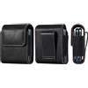 Niaoszhex Custodia per telefono con schermo pieghevole universale,marsupio, adatta per: Samsung Galaxy Z Flip/Flip3 5G/Flip4/Flip5,Huawei P50 Pocket,Motorola Razr 5G/Razr 2019 ecc.(3259 Nero)