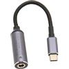 Bewinner Cavo da 100 W DC5525 a USB C, Cavo di Ricarica DC Femmina a Tipo C Maschio 5,5x2,5 Mm, Adattatore di Alimentazione DC per Tablet Telefono PC