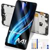 Atwist per Samsung Galaxy A41 LCD Schermo per Galaxy A41 LCD Display Touch Screen per Samsung A41 SM-A415 SM-A415F A415FN A415F/DSN Digitalizzatore Vetro Assemblaggio Kits (Nero con Cornice)