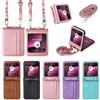 BellaCase Custodia Motorola Razr 40 Ultra [Custodia Portafoglio] [Cintura di Spalla] [Slot per Carte] [Caso Pratico] Compatibile con lo Smartphone Motorola Razr 40 Ultra(Rosa)