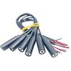 winwill 6Pcs 2.5mm Femmina Martinetti a Filo Nudo Open End TS 2 Poli Mono 2.5mm Jack Spina del Connettore per la Riparazione di Ricambio Cavo Audio