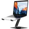 BESIGN LS12 Supporto per laptop con base girevole a 360, supporto ergonomico regolabile, compatibile con laptop da 10 a 14 (nero)