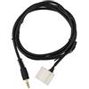 Jopto 3,5 mm AUX Audio Line Music CD Interface Adapter Cavo audio Jack Cavo Mp3 per Samsung Galaxy, Huawei, Sony Xperia Lumia, LG Phone, Lettore MP3 a Toyoyta Camry Corolla Reiz Highlander RAV4