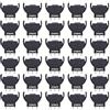VGOL 30pcs CR2032 CR2025 CR2016 Supporto della batteria del bottone della moneta Cassa del supporto della presa del verticale cassa bottone della moneta con 3 Pin Dip tipo nero