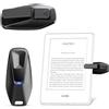 YAWFIER Telecomando per girare pagine per Kindle Paperwhite Oasis Kobo eReader, accessorio per girare pagine per Kindle, Android, iOS, tablet, leggere romanzi a fumetti, scattare foto (nero)