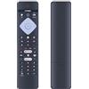 GOUYESHO Voice Telecomando di ricambio RC4154405/01R 50PUS7855 / 43PUS8105 RC4154405/01R 398GM10BEPHN0021PH per Philips 4K UHD TV 43PUS7805 55PUS7805 555PUS785 per telecomando Philips