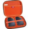 Hermitshell Adada Hermitshell - Custodia rigida da viaggio per SSD portatile SanDisk da 500 GB, 1 TB, 2 TB, 4 TB, Extreme PRO (custodia per 2 dischi rigidi)