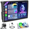 Hikity [8 Core 4+64GB] Android 15 Autoradio per Citroen Berlingo 2015-2018/Peugeot Partner 2008-2019 CarPlay Android Auto Senza Fili Bluetooth 9 Radio Auto Schermo con DSP Navi WiFi Bluetooth FM SWC