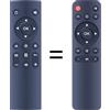 GOUYESHO Telecomando di ricambio compatibile con YABER V9 V5 Y30 Y21 5G Mini DLP 1080P WiFi Movie Proiettore