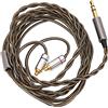 ASHATA Cavo per Auricolari MMCX da 1,2 M, Cavo di Ricambio per Auricolari da MMCX a 3,5 Mm Placcato Oro per IE300 IE600 IE900, per SE215 SE846, per UE900, per TK200, per UM PRO10 UM