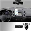 KUNGKIC Auto Porta cellulare Per Volkswagen VW Tiguan 2012-2016 Supporto per telefono da auto regolabile per telefoni da 4-6,2 pollici(argento)