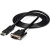 StarTech DisplayPort to DVI Video Converter Cable M/M (1.8m) DP2DVIMM6
