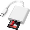 Loydia Lettore Schede SD USB C, Lettore di Schede di Memoria, 2 in 1 lettore di schede USB-C con Slot per Schede SD e TF, Adattatore SD USBC, lettore di schede SD/Micro SD per iPhone 15, Galaxy S24, Huawei