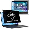 Protescreen Filtro privacy a 360°, 15,6 pollici, 16:9, protezione schermo anti-spia, anti-riflesso, compatibile con Lenovo/Dell/HP/ASUS/Samsung/Acer