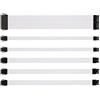 J&D Kit di Prolunga di Cavo ATX Intrecciato, 6pcs 18 AWG 30 cm Prolunga di Cavo per Alimentazione 24Pin 8Pin 6Pin 4+4 Pin 6+2 Pin Cavo di Alimentazione PSU con Pettini