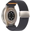 NicMool 20mm Nylon Cinturino per Amazfit T-Rex 3 Pro 44mm/Active 2 Square/Active 2/Active/GTR Mini, Elastica Intrecciato Bracciale in Chiusura Magnetica per Amazfit Bip 3/Bip 3 Pro/GTS 3/2e
