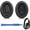 BUZUYIWAR Cuscinetti auricolari di ricambio per QuietComfort 35 (QC35) e Quiet Comfort 35 II (QC35 II) Cuffie Circumaurali