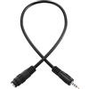 PNGKNYOCN Cavo di prolunga audio, da 2,5 mm TRRS maschio a femmina Cavo audio Aux stereo compatibile con cuffie, microfoni (0,3 mm)