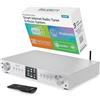 Majority Radio Internet Wifi | Spotify Connect, Bluetooth, DAB Radio, FM | Sintonizzatore DAB HiFi con Telecomando, USB, AUX | Lettore di Rete Audio Hi-Fi, Radio Stereo | Majority Fitzwilliam Streamer Hifi