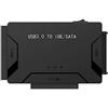 CENPEK Adattatore Ide Sata A Usb 3.0 Per Disco Rigido Per Dischi Rigidi Idt/Sata Da 2,5/3,5 12V 2A Supporto 2Tb