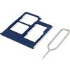 Eonpam Vassoio Carta SIM per (Samsung Galaxy A20E) qualità Originale Porta Scheda SIM Ricambio Slot Scheda Memoria SD con Pin della Scheda SIM(Blu)