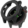 BBZ Forerunner 955 Custodia,Pellicola Protettiva in Vetro + Cornice in plastica Rigida, Protezione Completa Compatibile con Garmin Forerunner 955