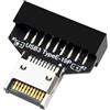 Hsupez USB 3.2/3.1 Gen 2 Tipo E Connettore Frontale Header su USB 3.0 Gen 1 19Pin/20Pin Buchse, 20Gbps, Adattatore di Estensione Header per Scheda Madre, Adatto per Varie Schede Madri di Computer