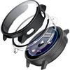 Effcotuo 2 Pezzi Clear Cover per Garmin Venu 4 41MM con Pellicola Protettiva,Custodia Rigida PC Protettiva in Vetro Temperato,Anti-Caduta Alta Sensibilità