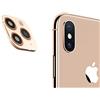 DIKKAR iPhone XR/X/XS/XS Max Converti in iPhone 11/11 Pro/11 Pro Max Adesivo per Obiettivo,Protezione Obiettivo Fotocamera per iPhone X/Xs/Xs Max,Cover per Fotocamera Pellicola in Vetro Antigraffio