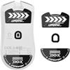 BRIMFORD Pattini per mouse BRIMFORD per Razer Viper V3 Pro, piedini arrotondati in vetro curvo, super veloci, lisci e durevoli, adesivi per mouse neri per Razer Viper V3 Pro
