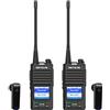 Retevis RB658 Walkie Talkie Professionali Controllo APP, Ricetrasmittenti, Auricolare Wireless, AI Cancellazione del Rumore, Schermo LCD, Walkie-Talkie per Flotta, Guida di Veicoli (2 Pezzi)