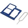 Eonpam Vassoio Carta SIM per (Samsung Galaxy A40) qualità Originale Porta Scheda SIM Ricambio Slot Scheda Memoria SD con Pin della Scheda SIM(Blu)