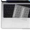 NPUOLS Copritastiera Ultra Sottile Compatibile con MacBook Air 13 M1 2020 A2337 A2179 con Touch ID - EU Layout, Antipolvere Lavabile Riutilizzabile, Materiale TPU Ultrasottile e Altamente Trasparente