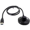 Cablecc - Cavo di prolunga USB per docking station con attacco da USB A 3.0 maschio a femmina, 0,8 m