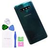 MovTEK Coperchio della Batteria Vetro Posteriore per Samsung Galaxy S10 Plus S10+ G975F Originale Copribatteria con Vetro Fotocamera (Verde Prisma)