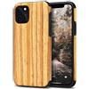 Tasikar Cover iPhone 11 Pro Custodia Ibrida in Legno e TPU Compatibile con iPhone 11 Pro (Teak)