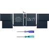 SLODA A2527 Batteria per laptop Sostituzione per MacBook Pro 16 A2485 (versione fine 2021) EMC 3651 [Li-Polymer 11.45V 8700mAh]