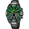 Festina Orologio Intelligente Uomo Ibrido Connected in Acciaio Inossidabile 316L Nero - Analogico - Impermeabile 10 ATM F20548/2 - Controllo Musica, Contapassi, Notifiche e Rifiuto Chiamate