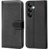 Verco Custodia a libro per Samsung Galaxy A25 5G, per Samsung A25 5G, colore: Nero