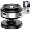CHENRI Joyye 360 Rotatable Car Magnetic Phone Holder, 360°, supporto magnetico per auto, ventosa elettrica per cruscotto, supporto per telefono per palestra (argento)