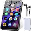 ZAQE Lettore MP3 con Bluetooth e WiFi, memoria ZAQE da 80 GB e sistema operativo Android, touchscreen da 4, musica Spotify, altoparlante integrato, radio FM, lettore MP4 per bambini
